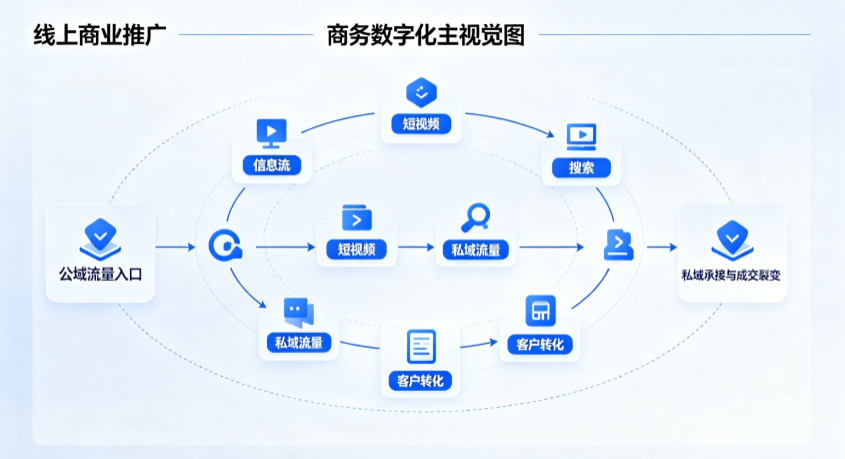 京口区线上商业推广怎么做？全域流量闭环搭建与低成本转化实战指南